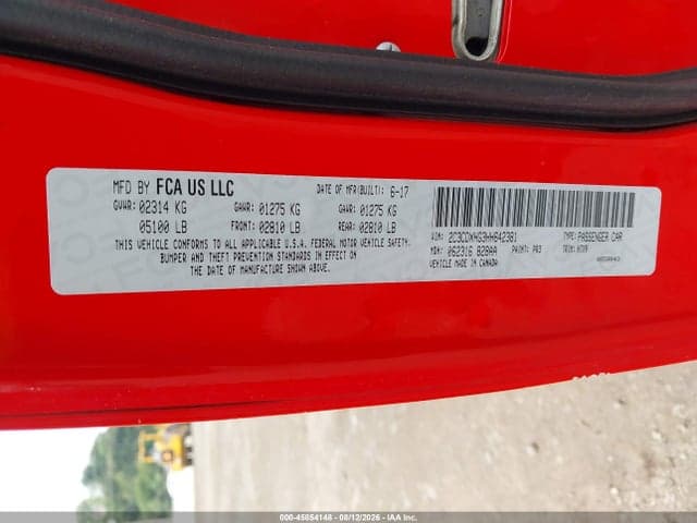2017 DODGE CHARGER SXT RWD 9