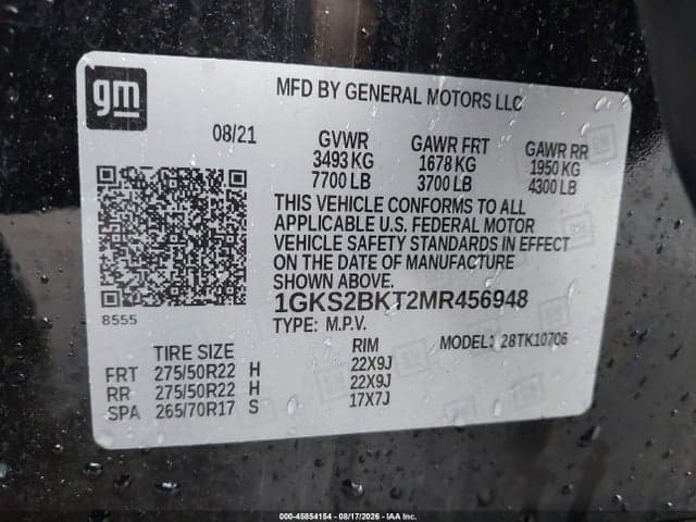 2021 GMC YUKON 4WD SLT 9