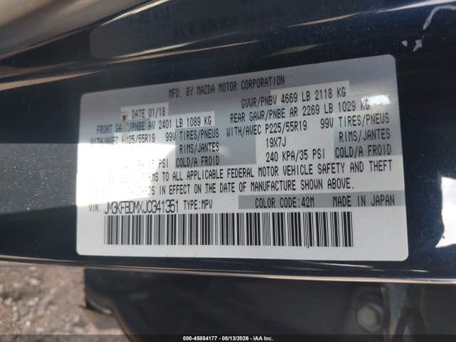 2018 MAZDA CX-5 GRAND TOURING 9