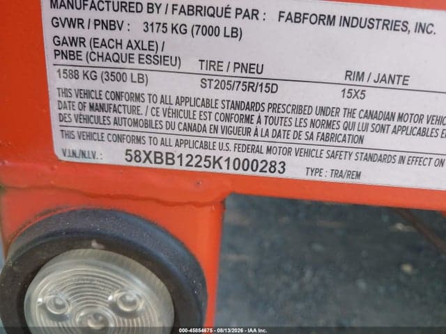 2019 FABFORM 16' TRAILER 9