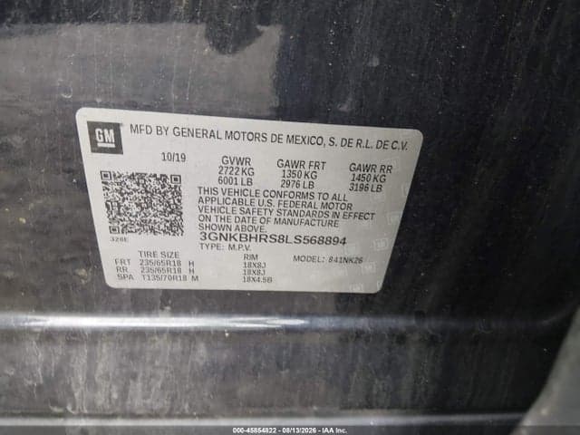 2020 CHEVROLET BLAZER AWD 2LT 9