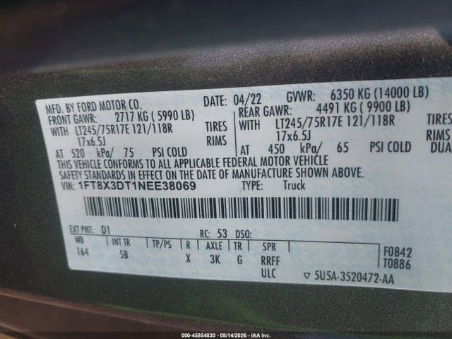 2022 FORD F350 9