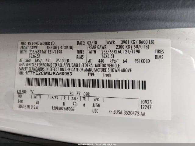 2018 FORD TRANSIT-150 9