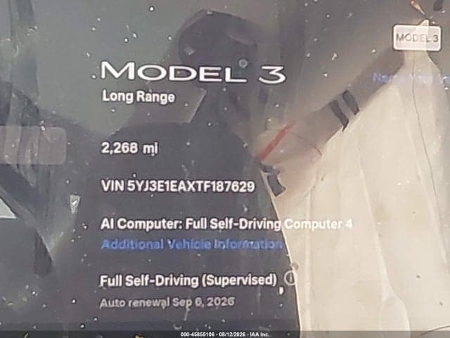 2026 TESLA MODEL 3 7