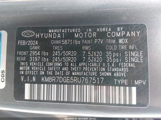 2024 HYUNDAI PALISADE CALLIGRAPHY 9