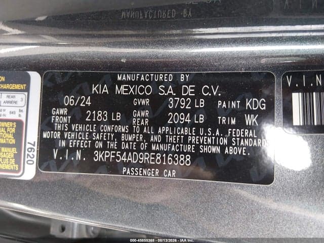 2024 KIA FORTE GT-LINE 9