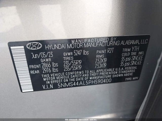 2023 HYUNDAI SANTA FE LIMITED 9
