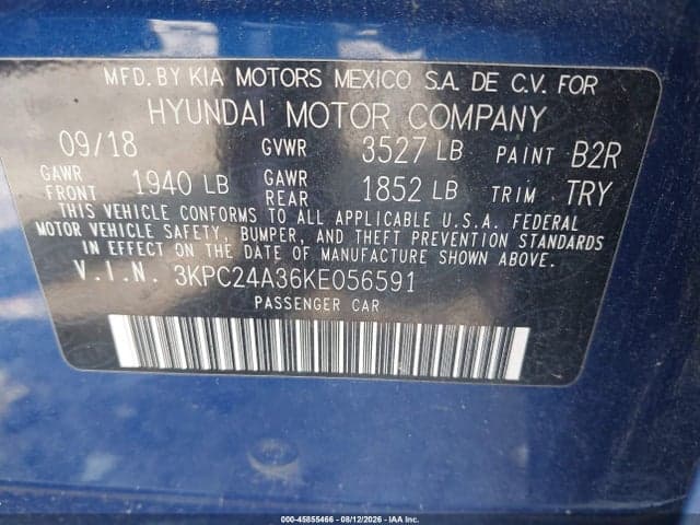 2019 HYUNDAI ACCENT SE 9