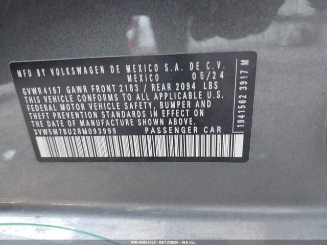 2024 VOLKSWAGEN JETTA 1.5T S 9