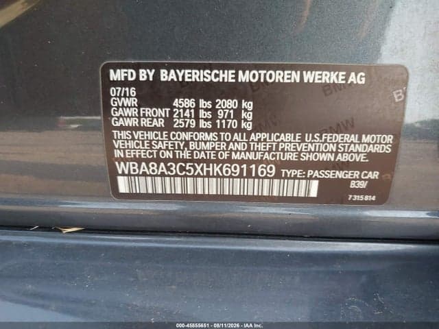 2017 BMW 320I XDRIVE 9