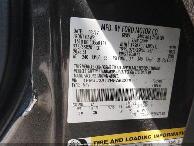 2017 FORD EXPEDITION LIMITED 9