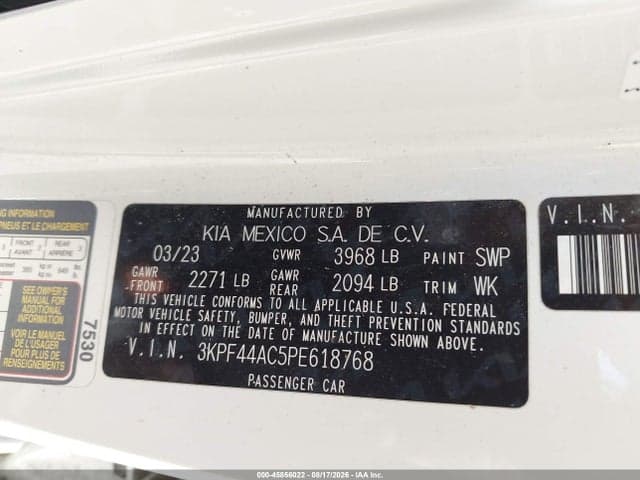 2023 KIA FORTE GT 9