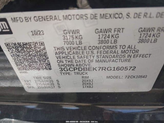 2024 CHEVROLET SILVERADO 1500 9