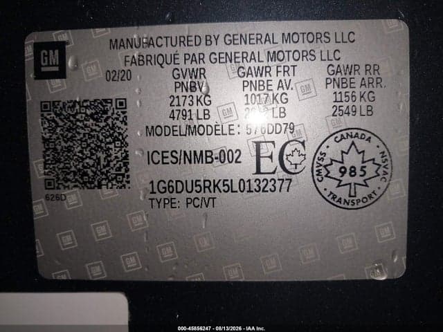 2020 CADILLAC CT5 SPORT 9