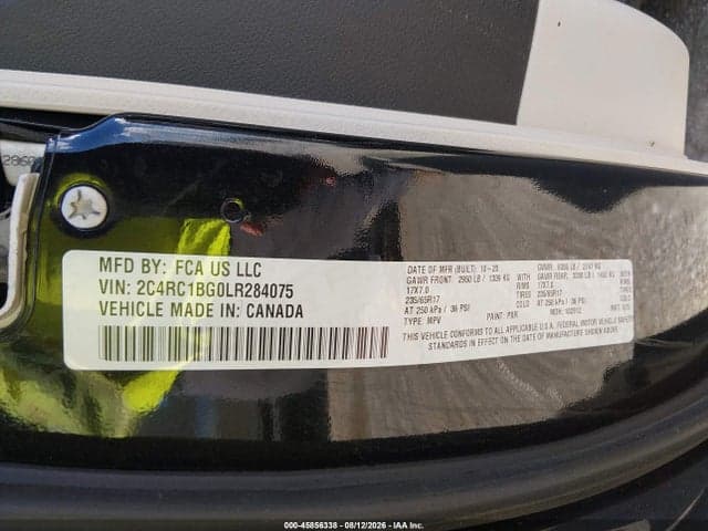 2020 CHRYSLER PACIFICA TOURING L 9