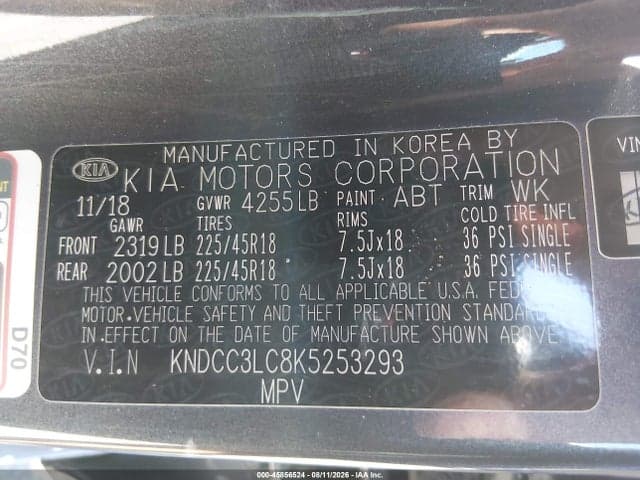 2019 KIA NIRO S TOURING 9