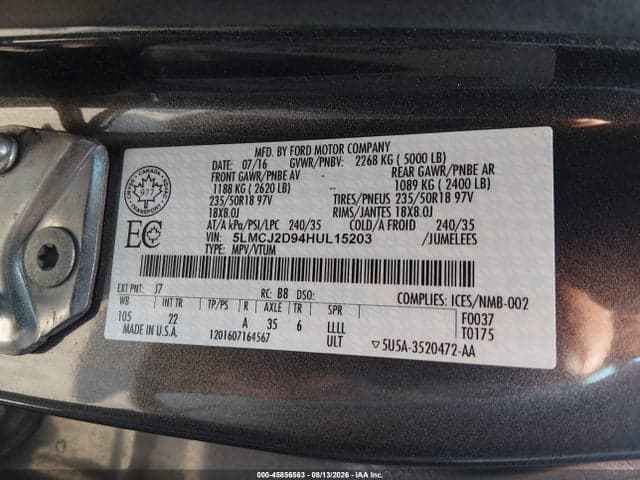 2017 LINCOLN MKC SELECT 9