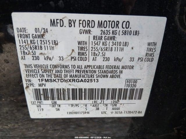 2024 FORD EXPLORER XLT 9