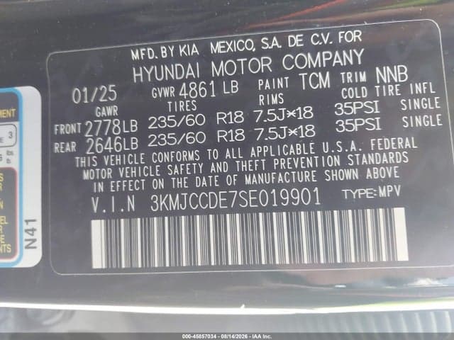 2025 HYUNDAI TUCSON SEL CONVENIENCE 9