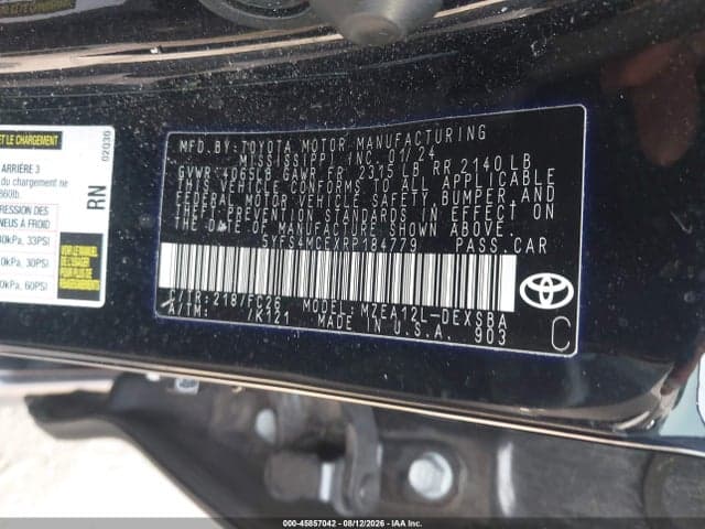2024 TOYOTA COROLLA SE 9