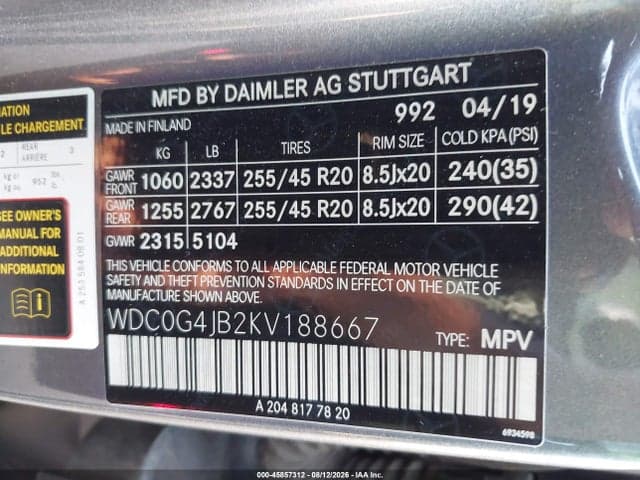 2019 MERCEDES-BENZ GLC 300 9