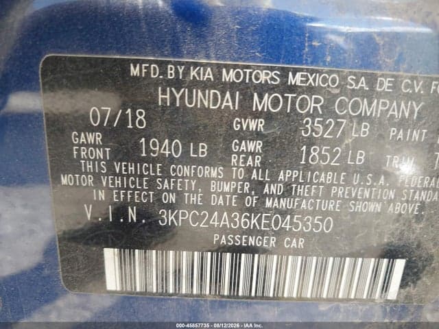 2019 HYUNDAI ACCENT SE 9