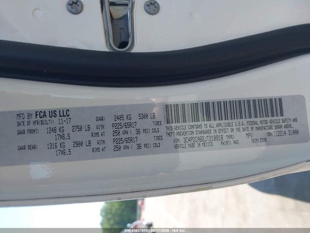 2018 DODGE JOURNEY SE 9