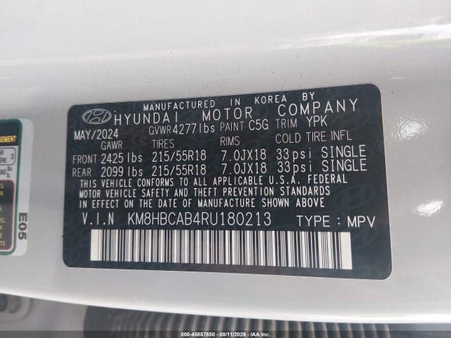 2024 HYUNDAI KONA SEL 9