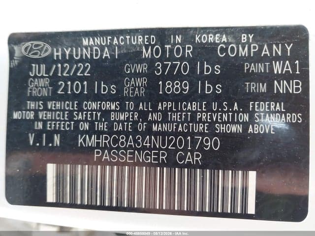 2022 HYUNDAI VENUE LIMITED 9