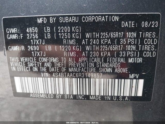 2024 SUBARU OUTBACK 9