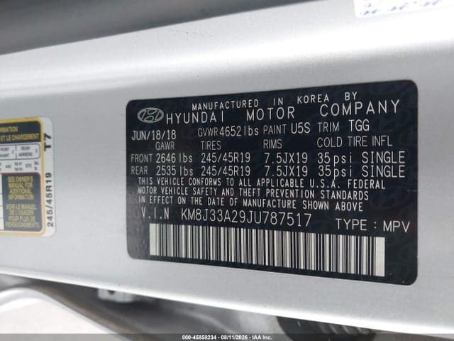 2018 HYUNDAI TUCSON VALUE 9