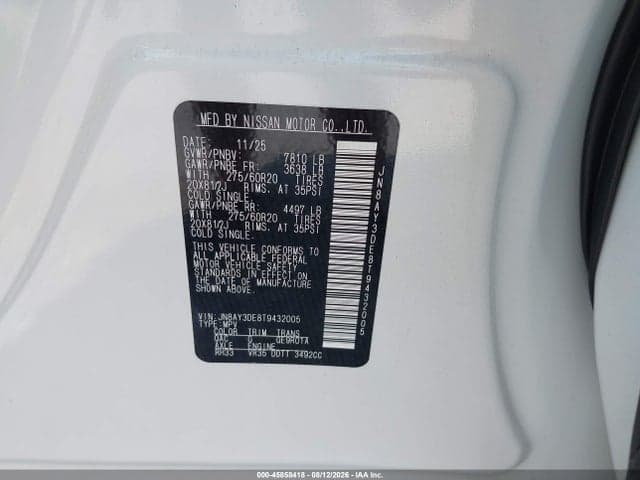 2026 NISSAN ARMADA PRO-4X 9