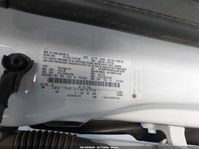 2018 FORD FOCUS SE 9