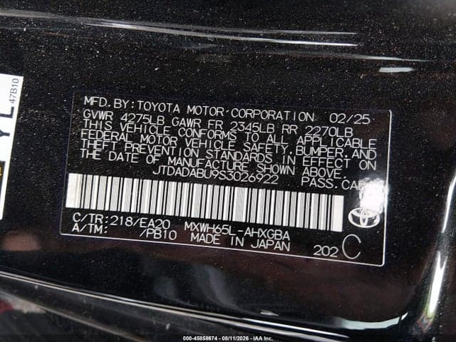 2025 TOYOTA PRIUS XLE AWD-E 9