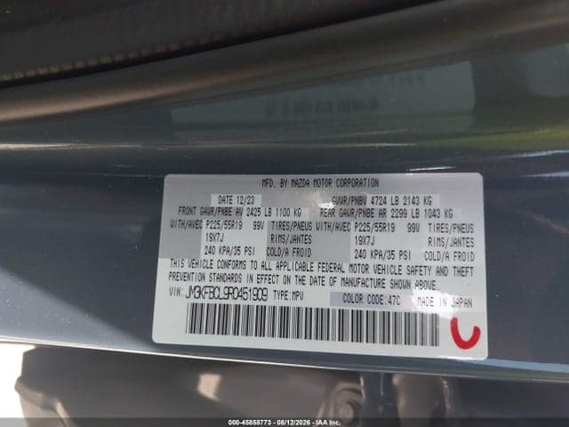 2024 MAZDA CX-5 2.5 S CARBON EDITION 9