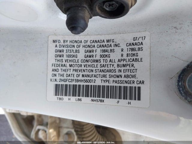 2017 HONDA CIVIC LX 9