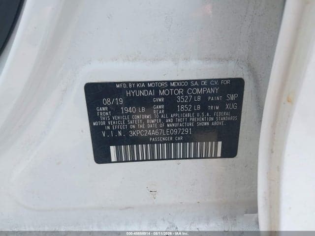 2020 HYUNDAI ACCENT SEL 9
