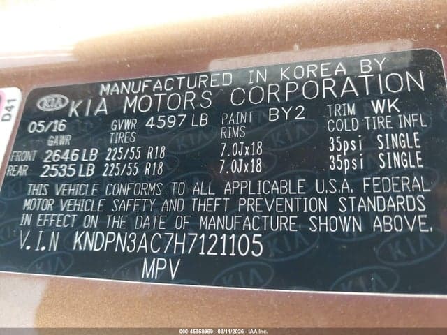 2017 KIA SPORTAGE EX 9