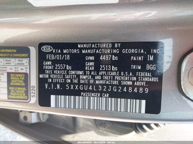 2018 KIA OPTIMA EX 9