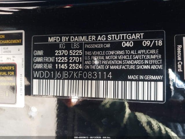 2019 MERCEDES-BENZ E 450 4MATIC 9