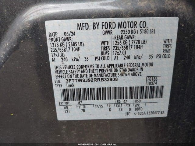 2024 FORD MAVERICK XLT 9