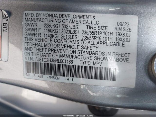 2024 ACURA RDX STANDARD 9