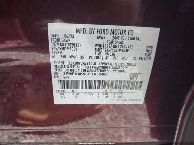 2023 FORD EDGE TITANIUM 9