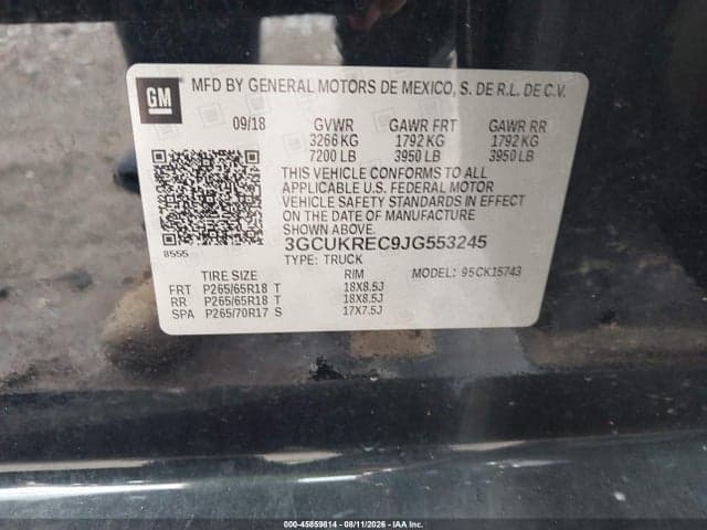 2018 CHEVROLET SILVERADO 1500 2LT 9
