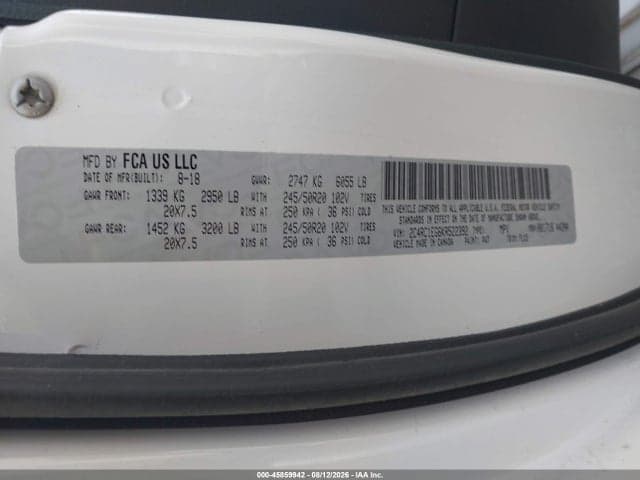 2019 CHRYSLER PACIFICA TOURING L PLUS 9