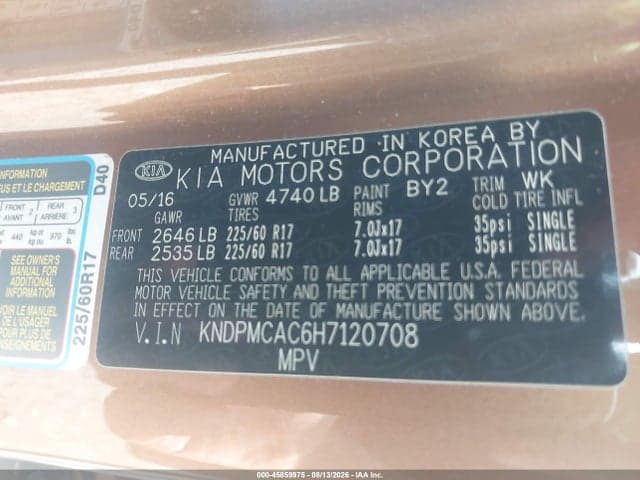 2017 KIA SPORTAGE LX 9
