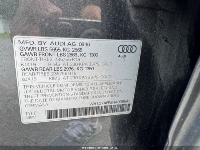 2017 AUDI Q5 3.0T PREMIUM PLUS 9
