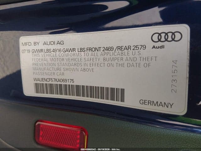 2019 AUDI A5 45 PREMIUM 9