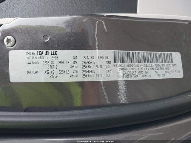 2020 CHRYSLER PACIFICA TOURING L PLUS 9