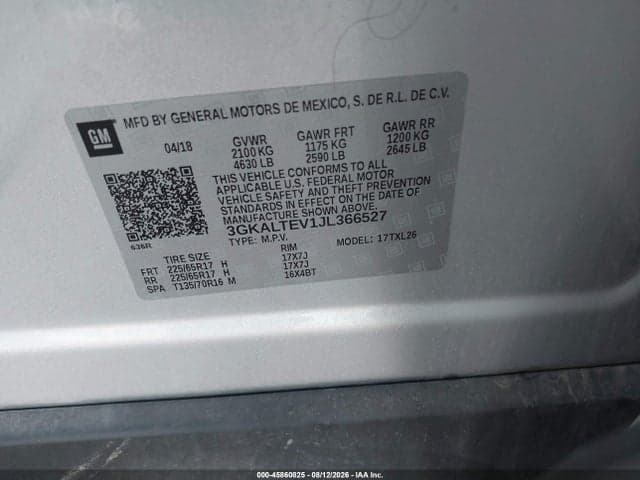 2018 GMC TERRAIN SLE 9